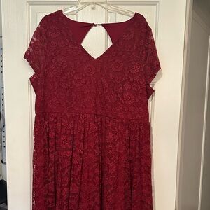 Red lace Torrid dress in beautiful condition. Worn 4 times.